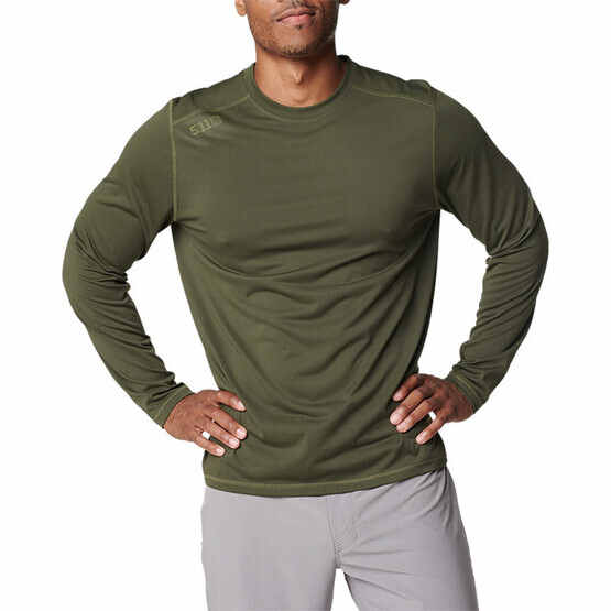 5.11 Tactical Range Ready Long Sleeve T-Shirt in Moss Green